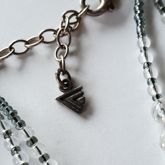 Silpada white heat necklace, pearl and crystal - Picture 2 of 5